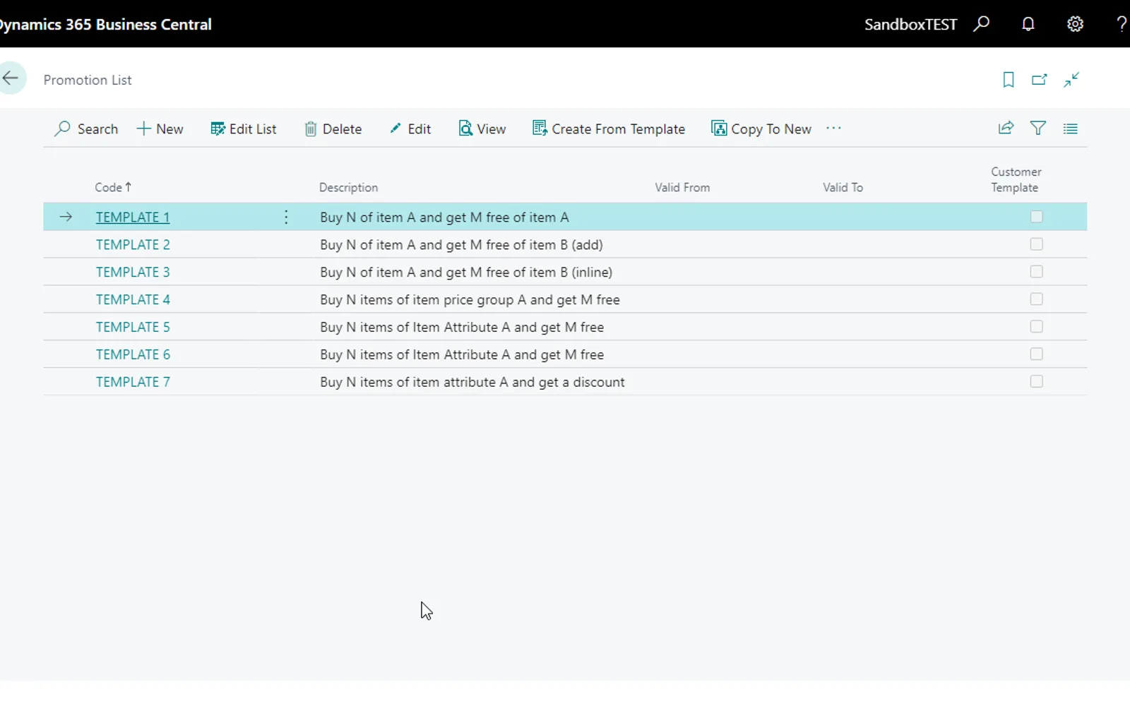 Dynavision Advanced Promotions — screenshot from the Microsoft Marketplace listing