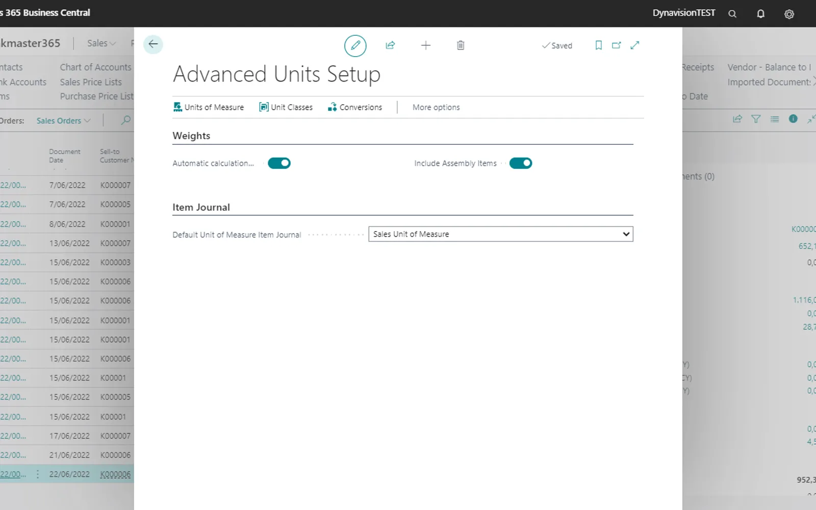 Dynavision Advanced Units — screenshot from the Microsoft Marketplace listing