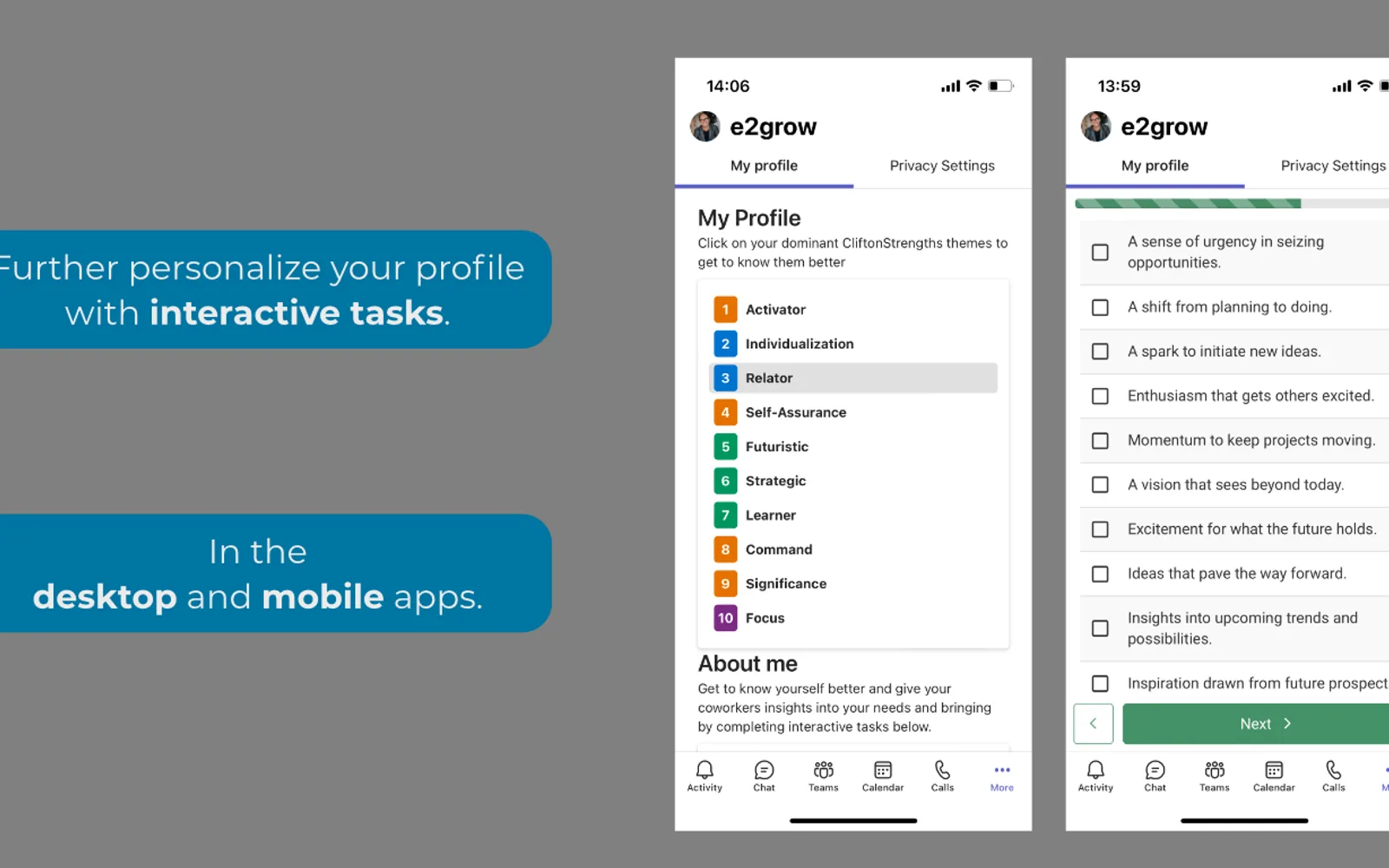 e2grow — screenshot from the Microsoft Marketplace listing
