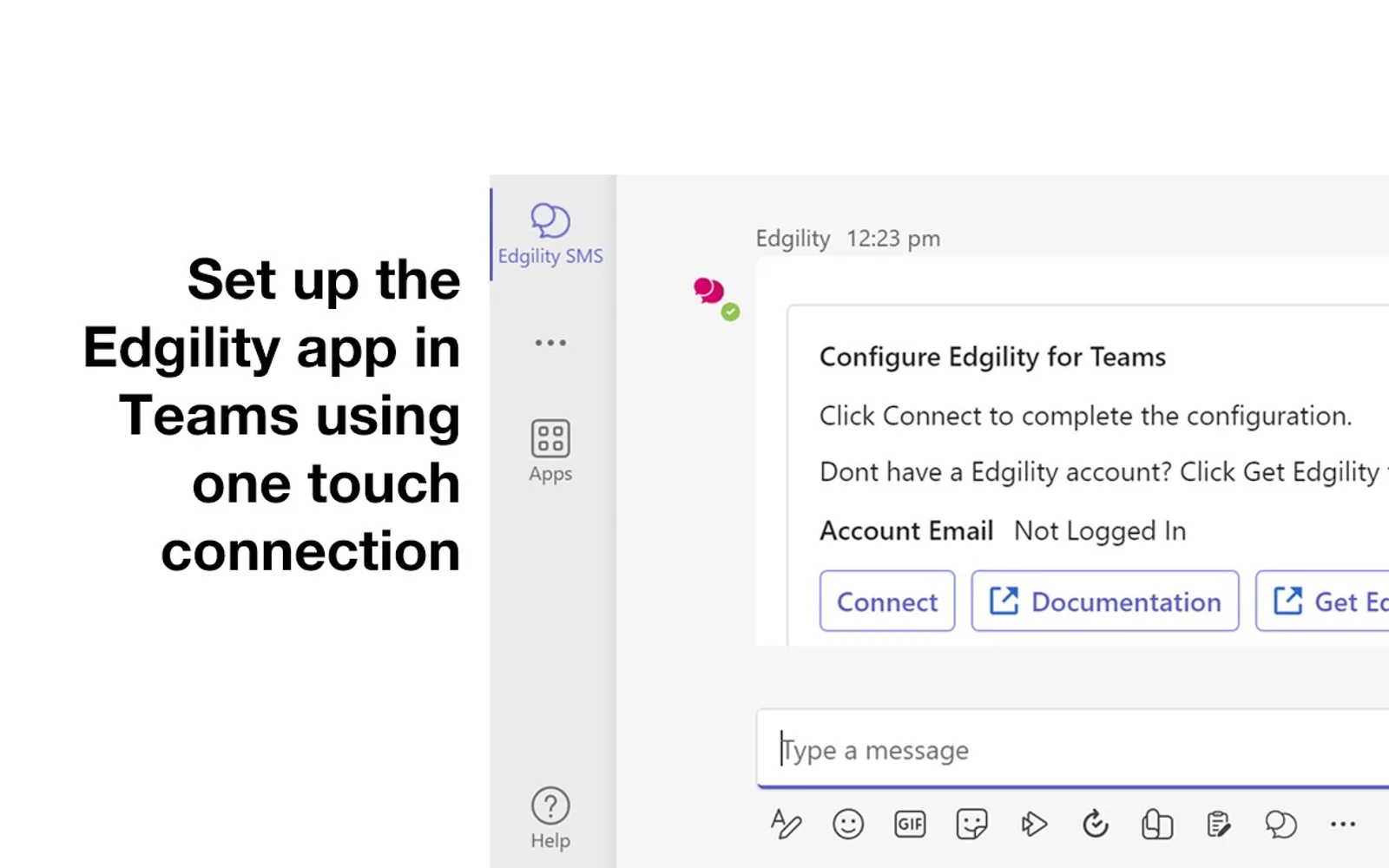 Edgility SMS — screenshot from the Microsoft Marketplace listing