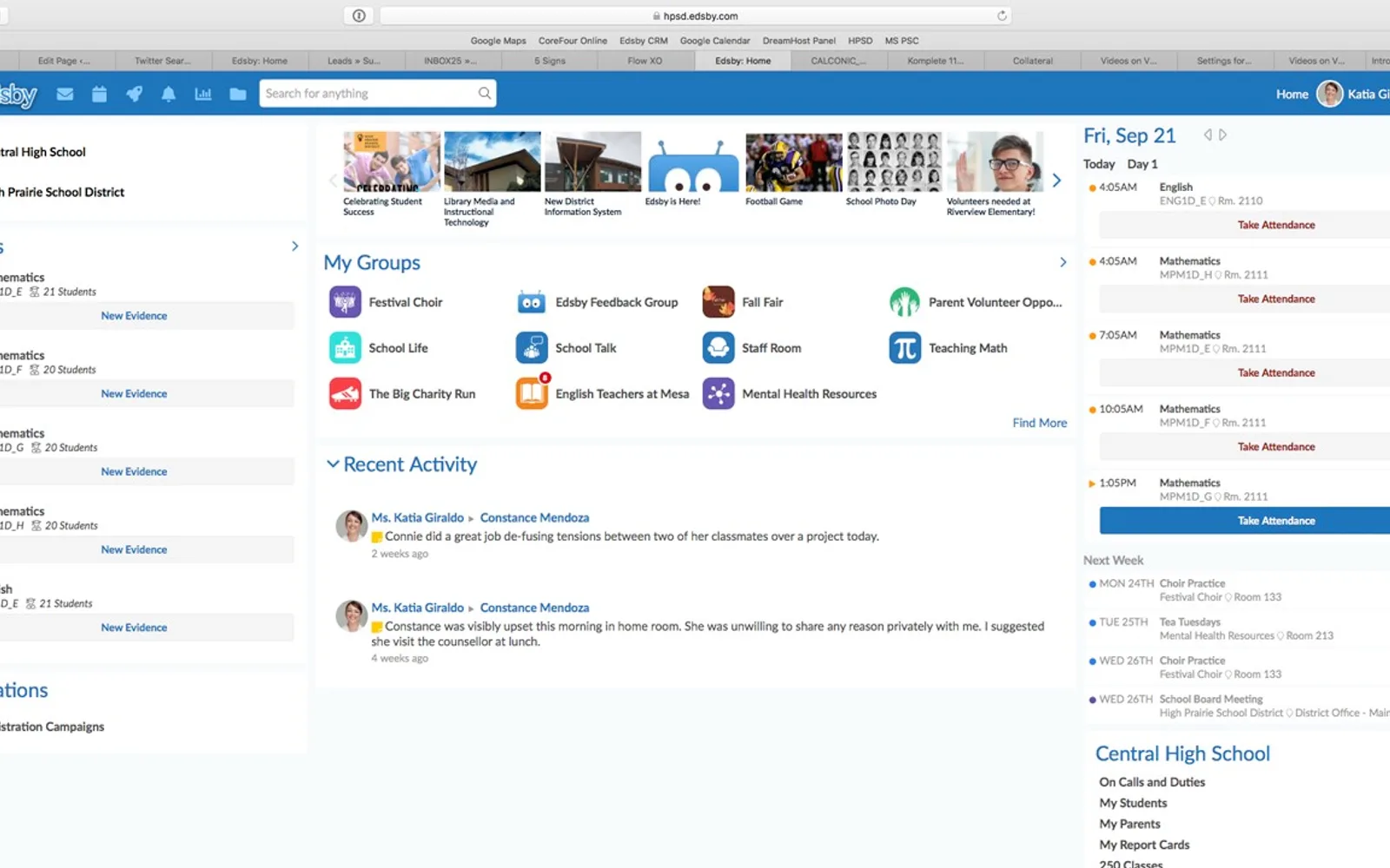 Edsby — screenshot from the Microsoft Marketplace listing