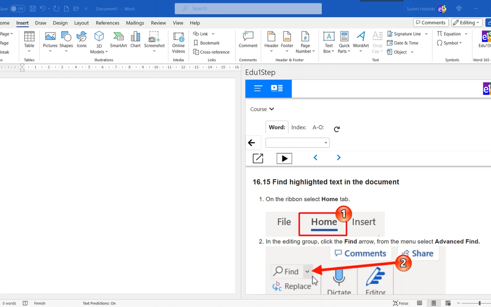 Edu1Step courses — screenshot from the Microsoft Marketplace listing
