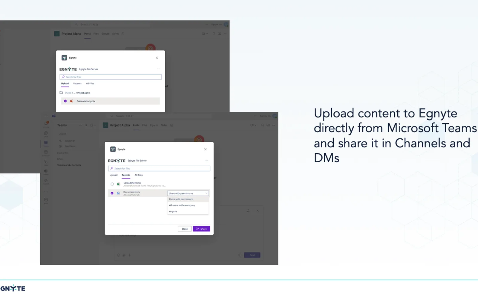 Egnyte — screenshot from the Microsoft Marketplace listing