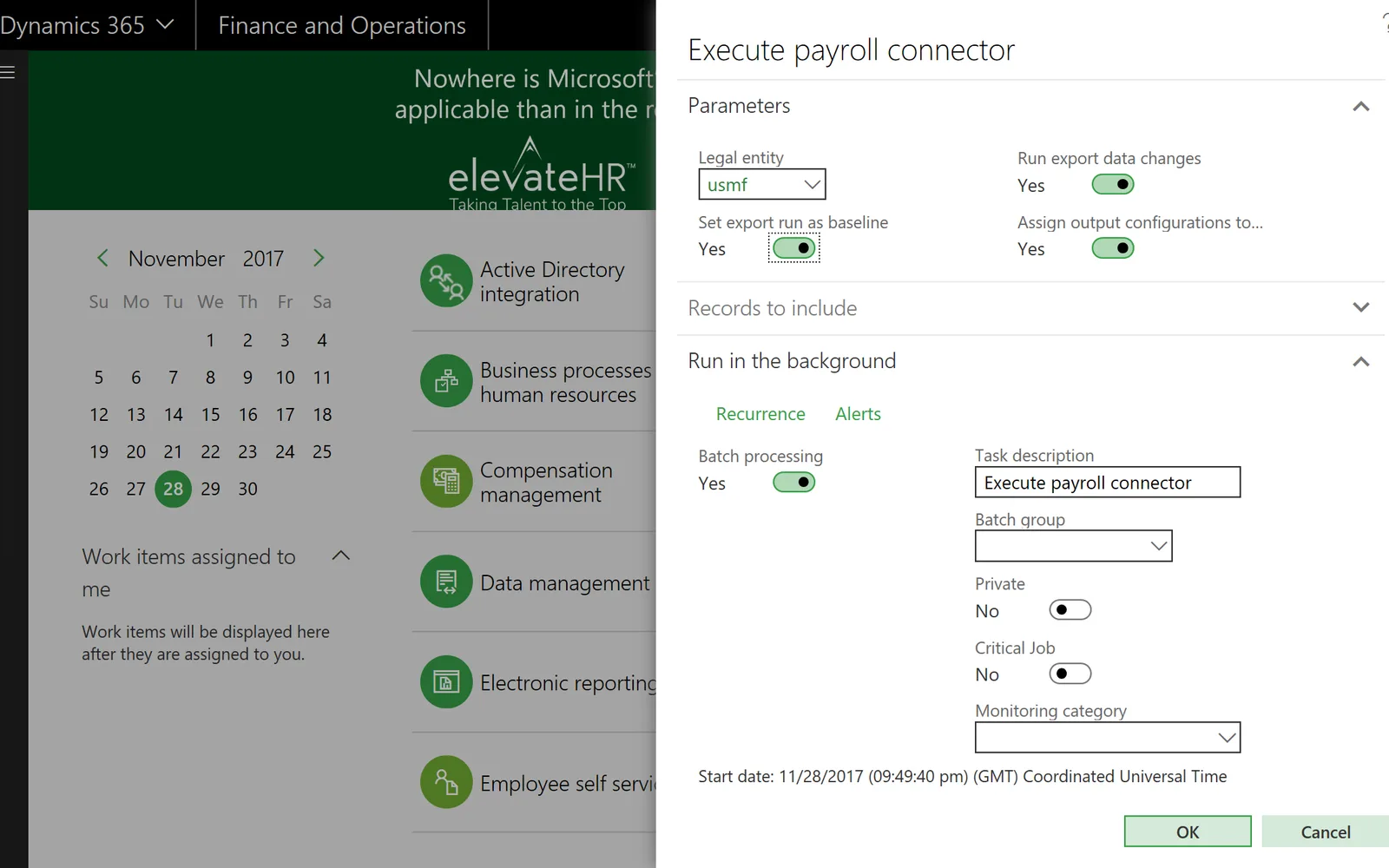 elevateX for Universal Integration — screenshot from the Microsoft Marketplace listing