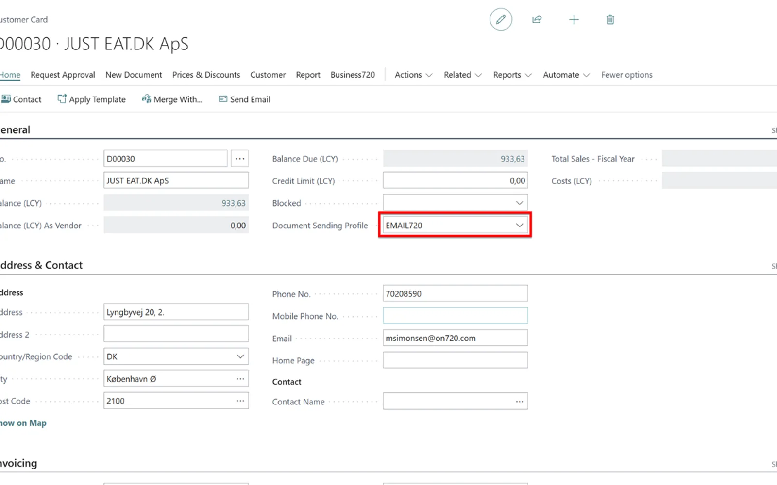 Email720 — screenshot from the Microsoft Marketplace listing