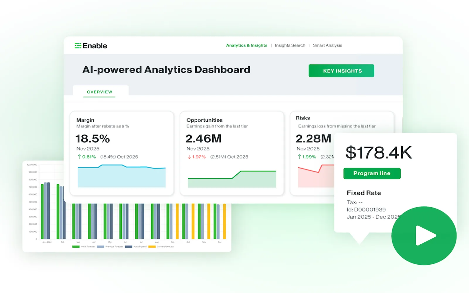 Enable Rebate Management — screenshot from the Microsoft Marketplace listing