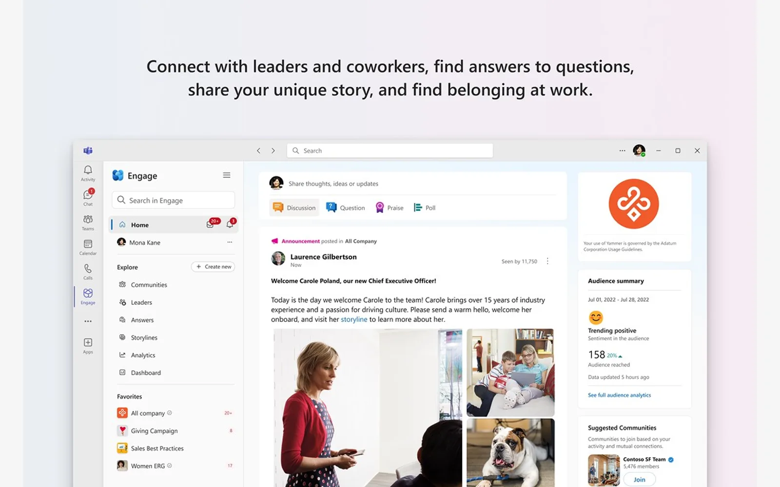Engage — screenshot from the Microsoft Marketplace listing
