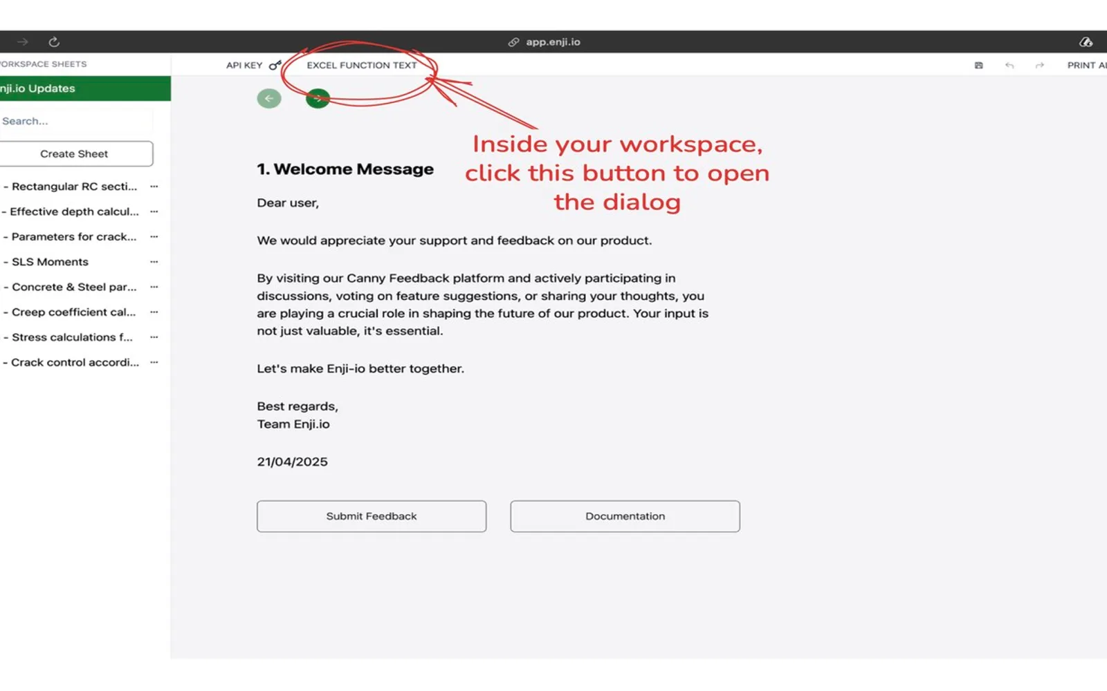 Enji.io — screenshot from the Microsoft Marketplace listing