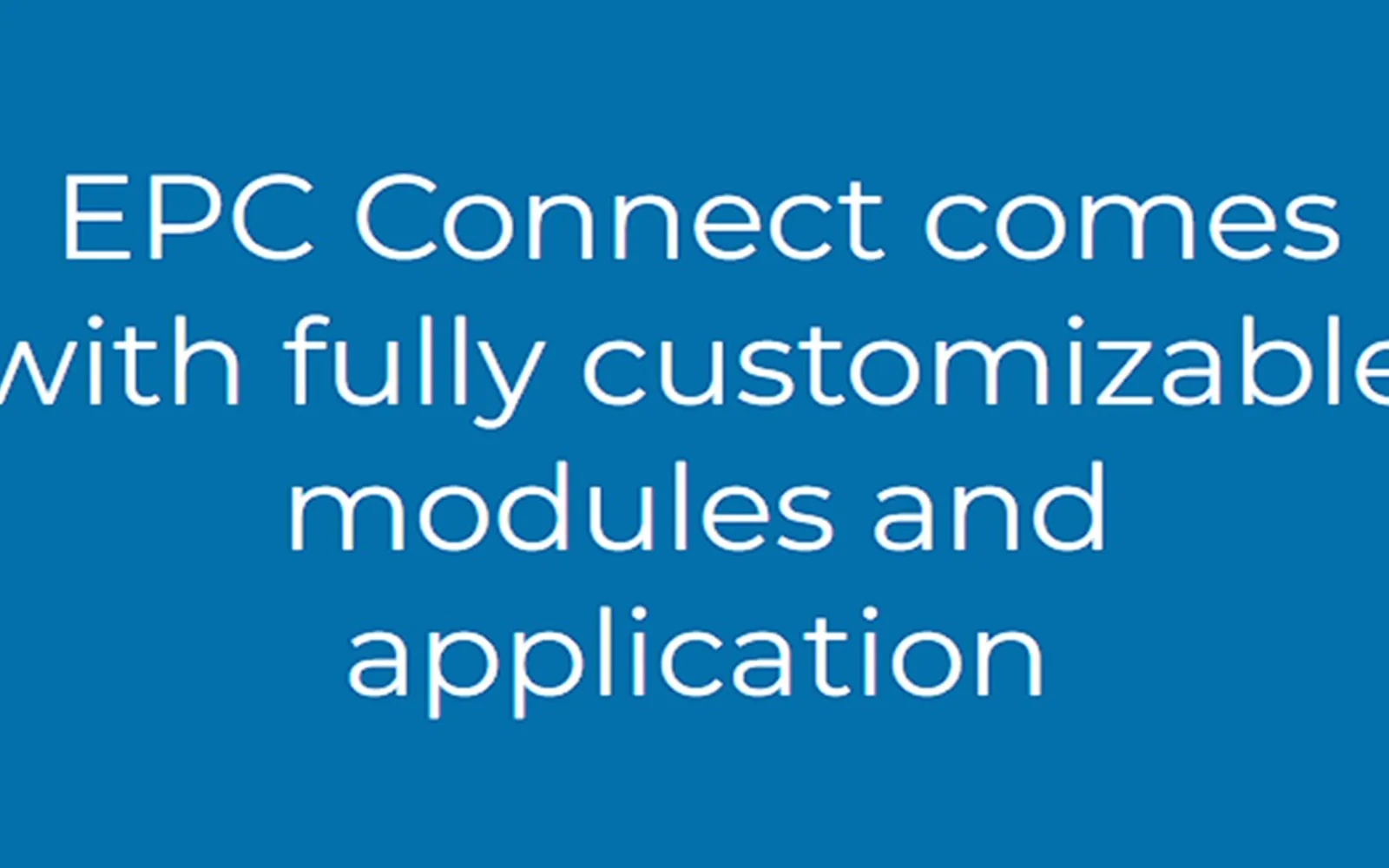 EPC Connect — screenshot from the Microsoft Marketplace listing