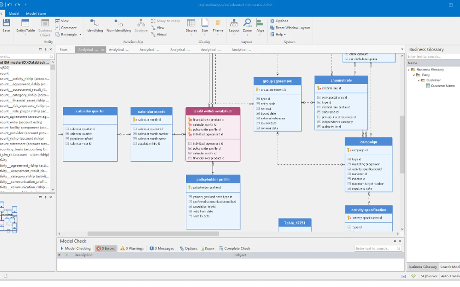 ERDATA DDM Modeling Tool — screenshot from the Microsoft Marketplace listing