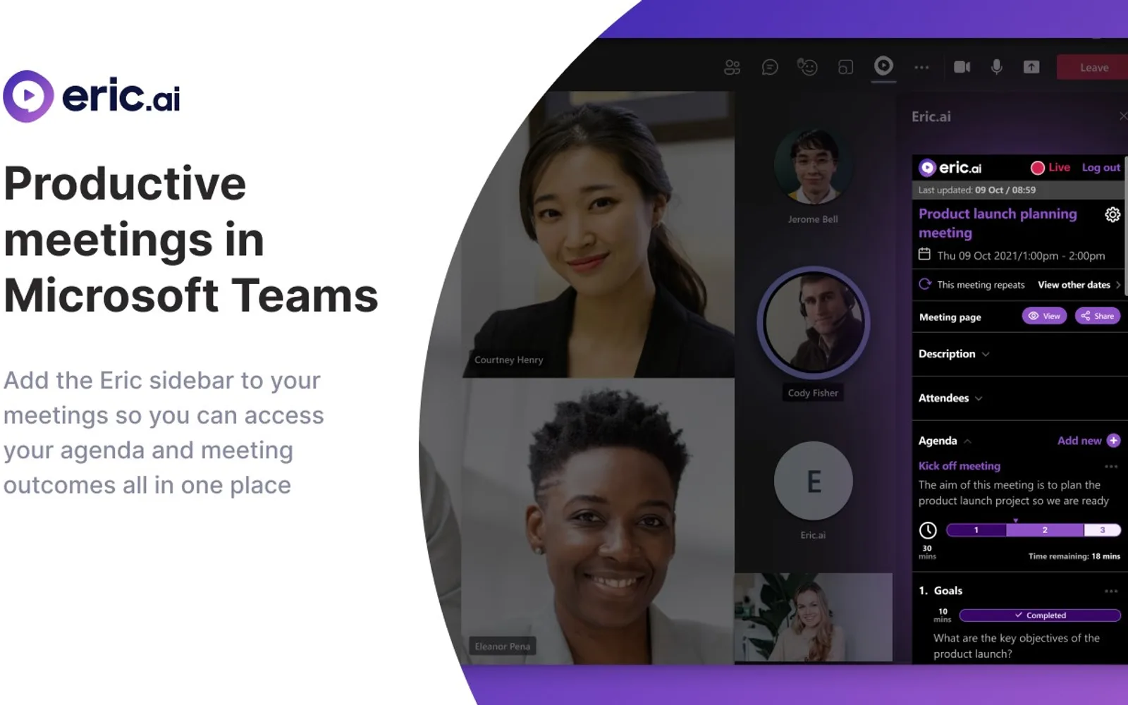 Eric.ai — screenshot from the Microsoft Marketplace listing