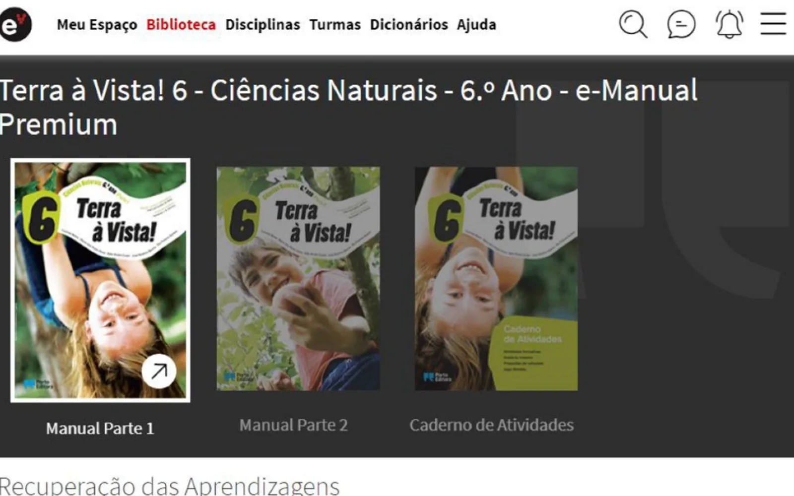 Escola Virtual — screenshot from the Microsoft Marketplace listing