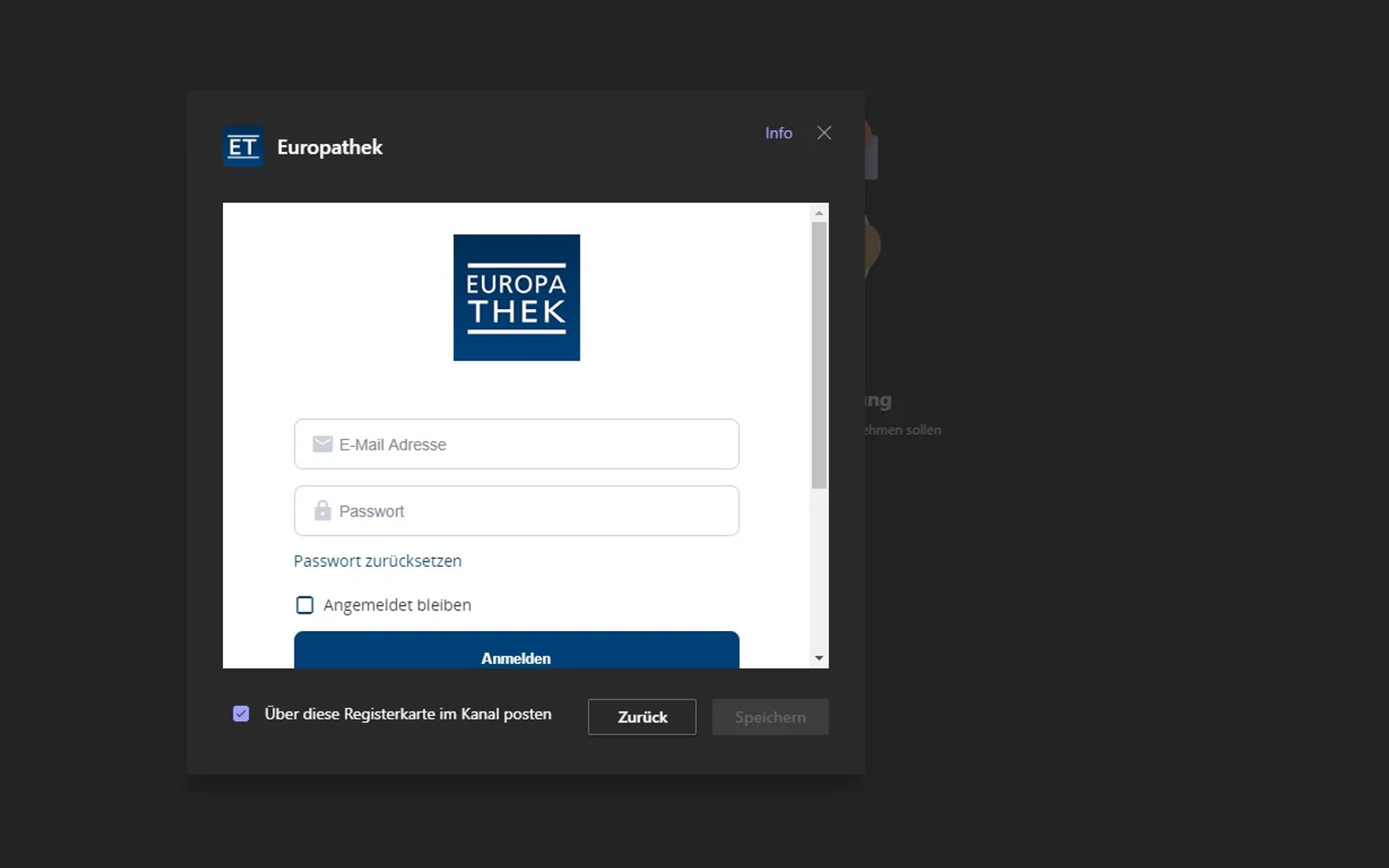 EUROPATHEK — screenshot from the Microsoft Marketplace listing