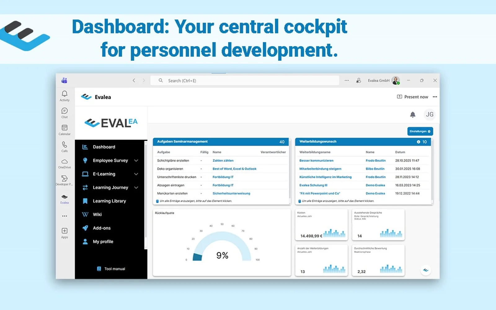 Evalea — screenshot from the Microsoft Marketplace listing