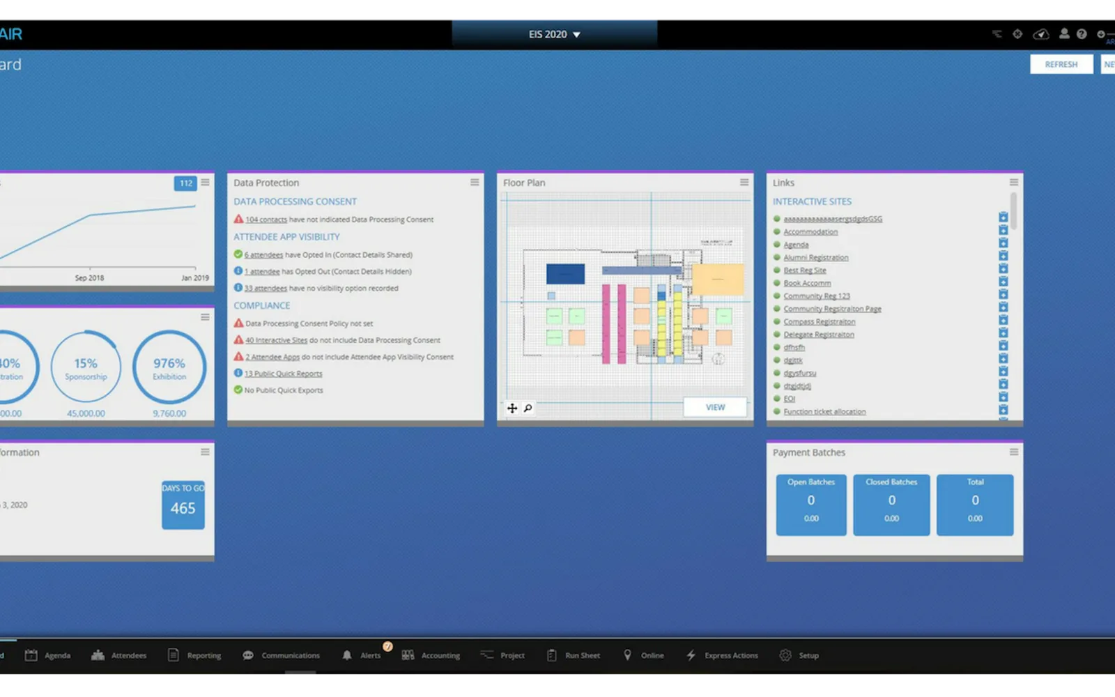 Event Management Software — screenshot from the Microsoft Marketplace listing