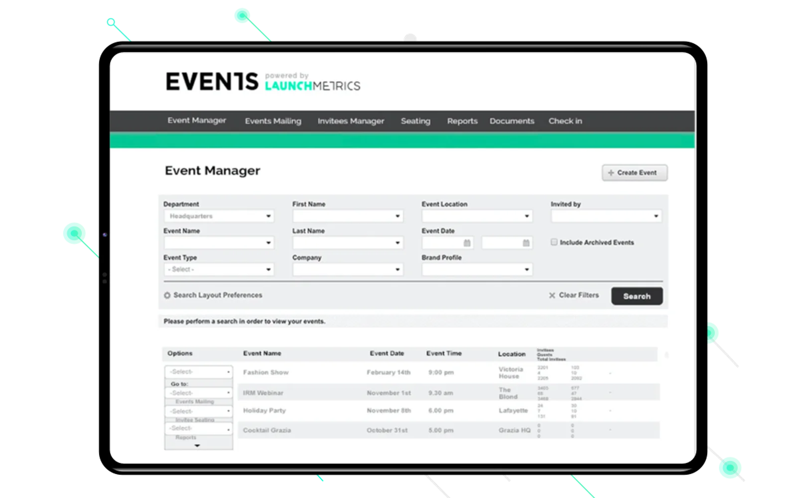 Events — screenshot from the Microsoft Marketplace listing