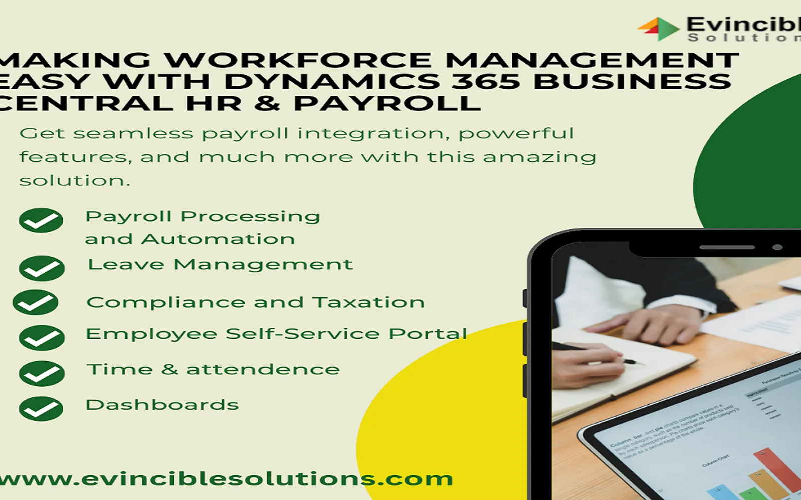 EVS HR & Payroll — screenshot from the Microsoft Marketplace listing