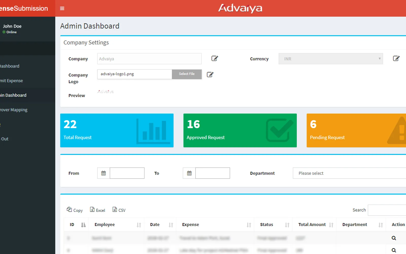 Expense Tracker — screenshot from the Microsoft Marketplace listing