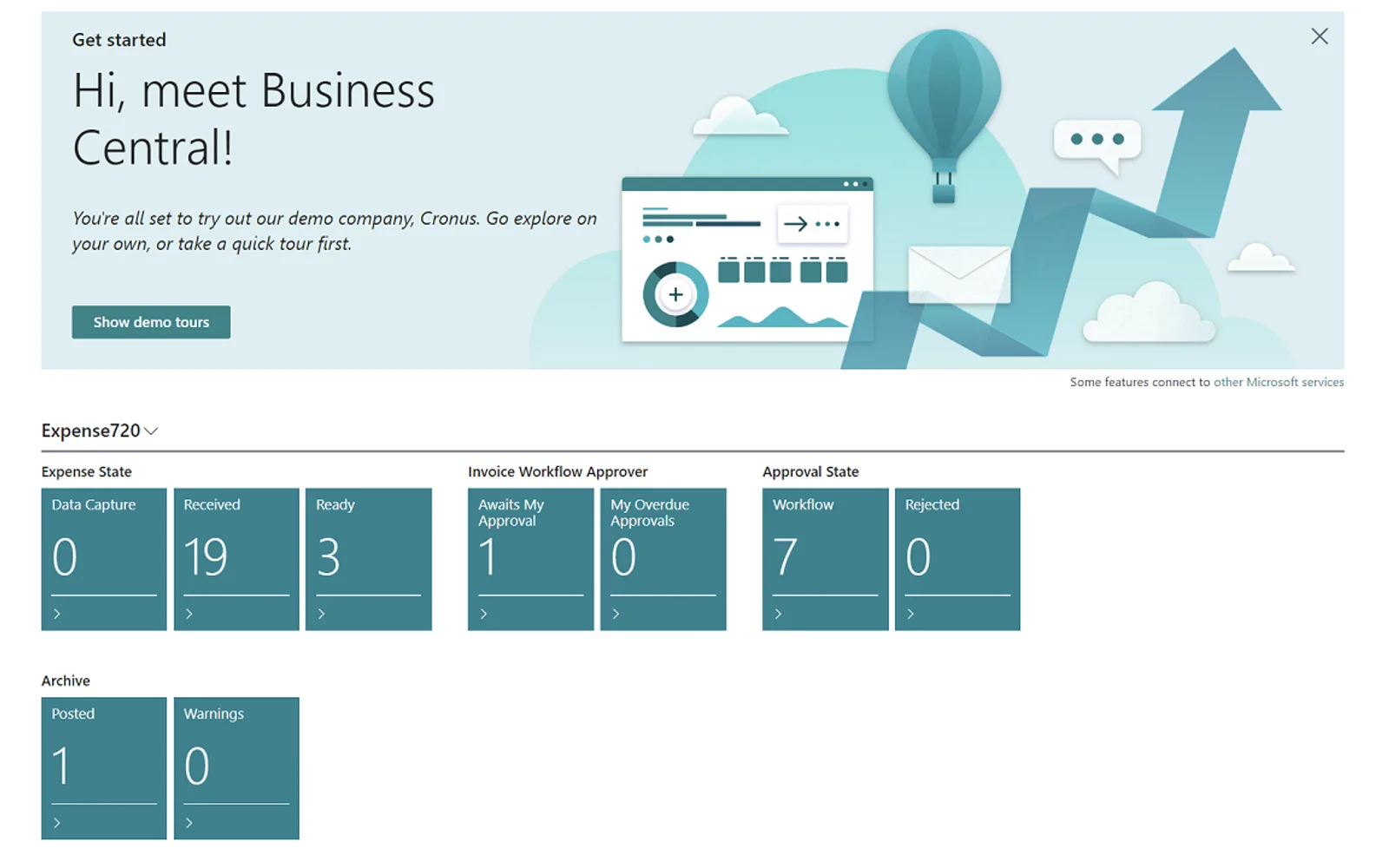 Expense720 — screenshot from the Microsoft Marketplace listing