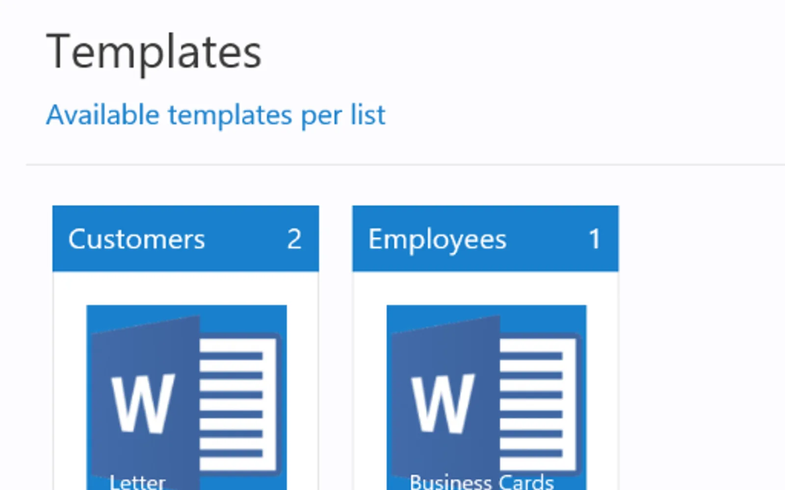 Export to Word — screenshot from the Microsoft Marketplace listing