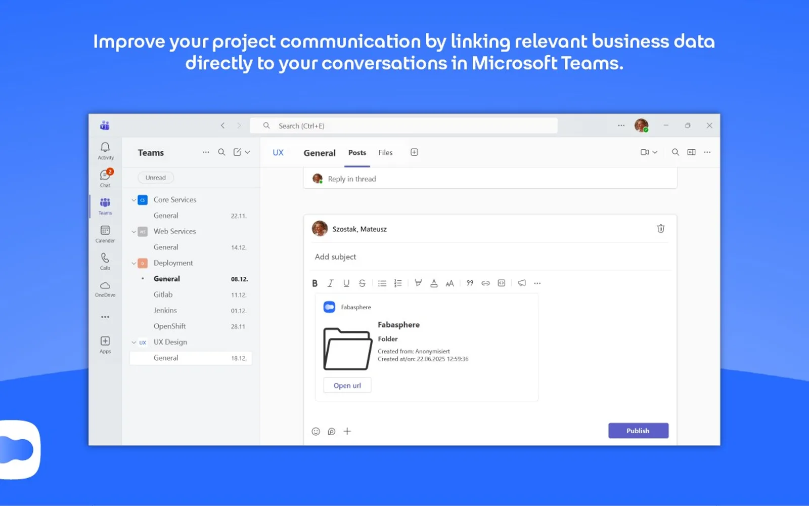 Fabasphere — screenshot from the Microsoft Marketplace listing