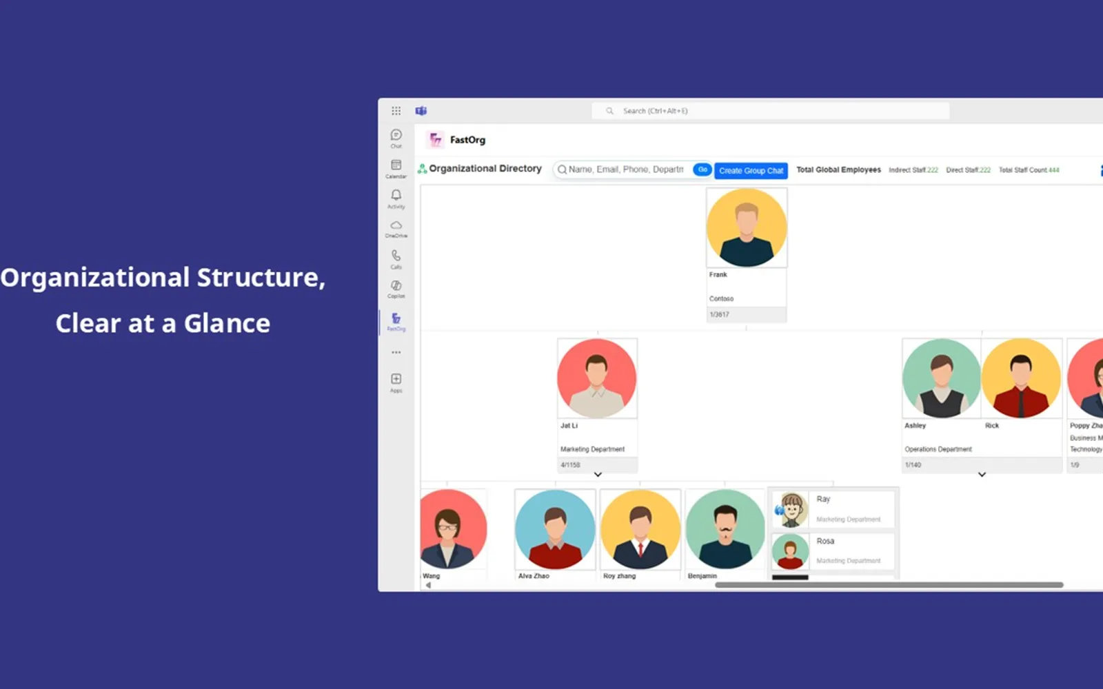 FastOrg — screenshot from the Microsoft Marketplace listing