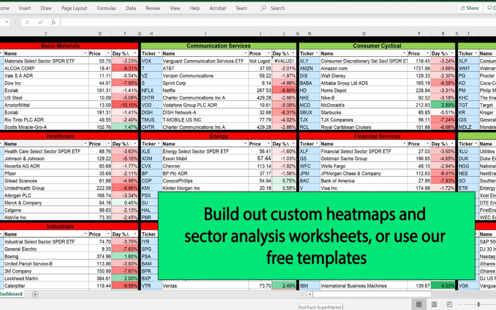 FastTrack Market Data — screenshot from the Microsoft Marketplace listing