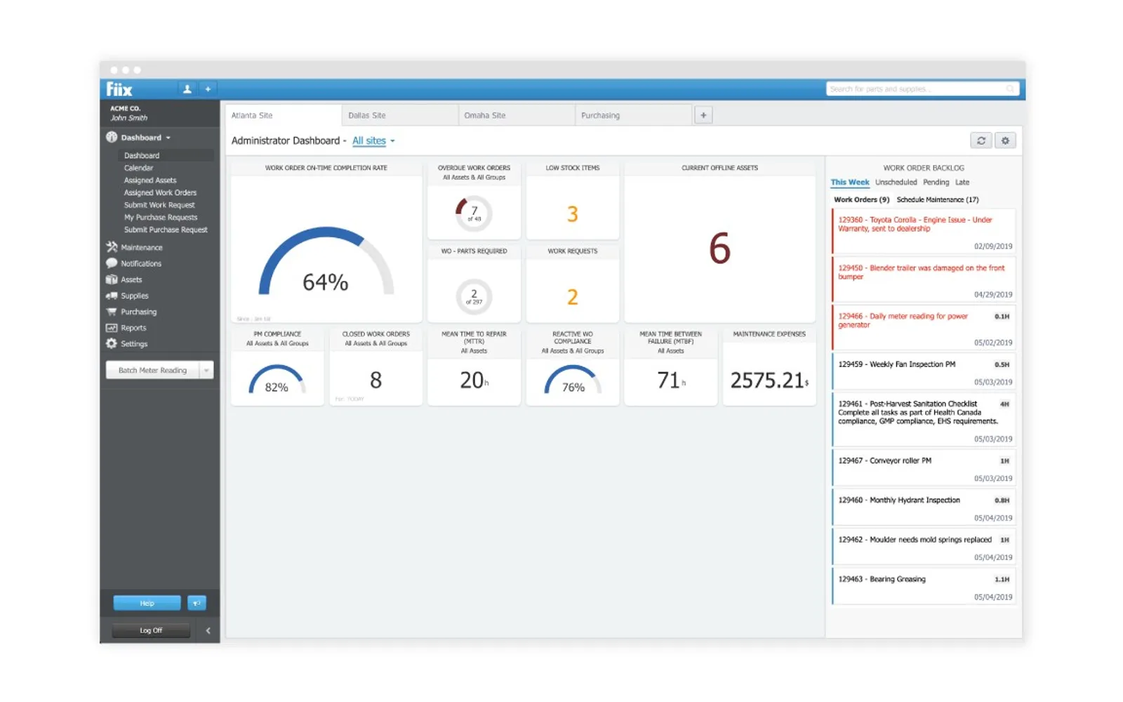 Fiix Software CMMS — screenshot from the Microsoft Marketplace listing