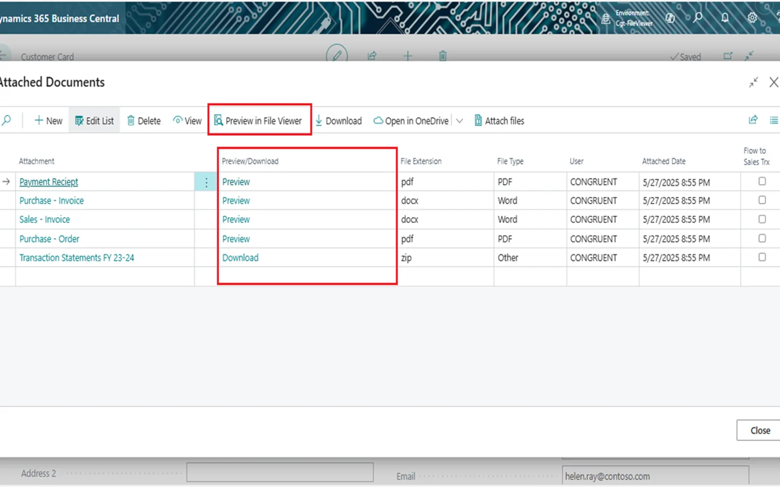 File Viewer — screenshot from the Microsoft Marketplace listing