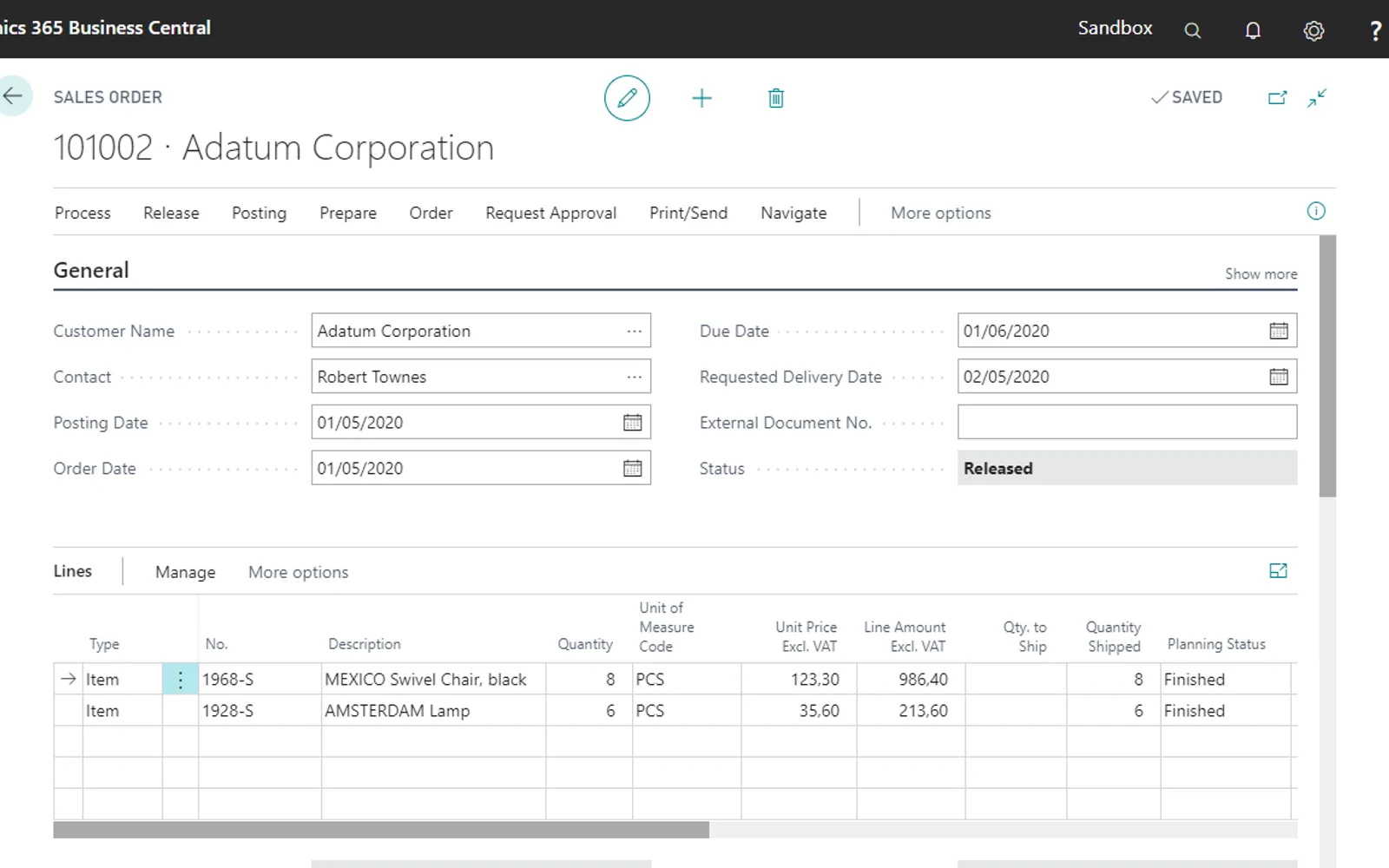 Finish Orders — screenshot from the Microsoft Marketplace listing