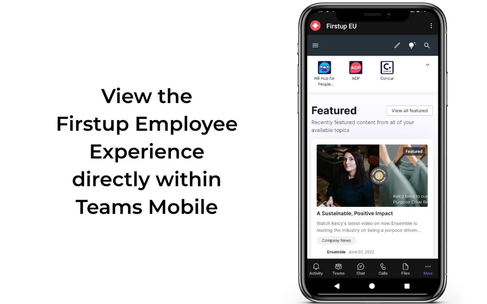 Firstup EU — screenshot from the Microsoft Marketplace listing