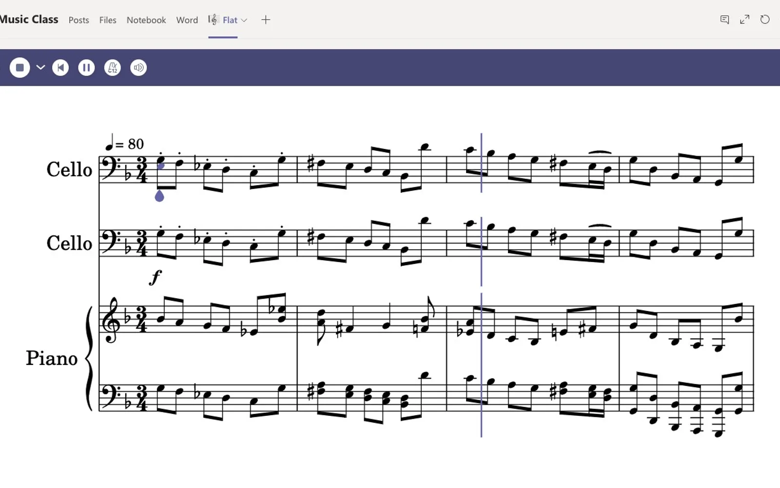 Flat for Education — screenshot from the Microsoft Marketplace listing