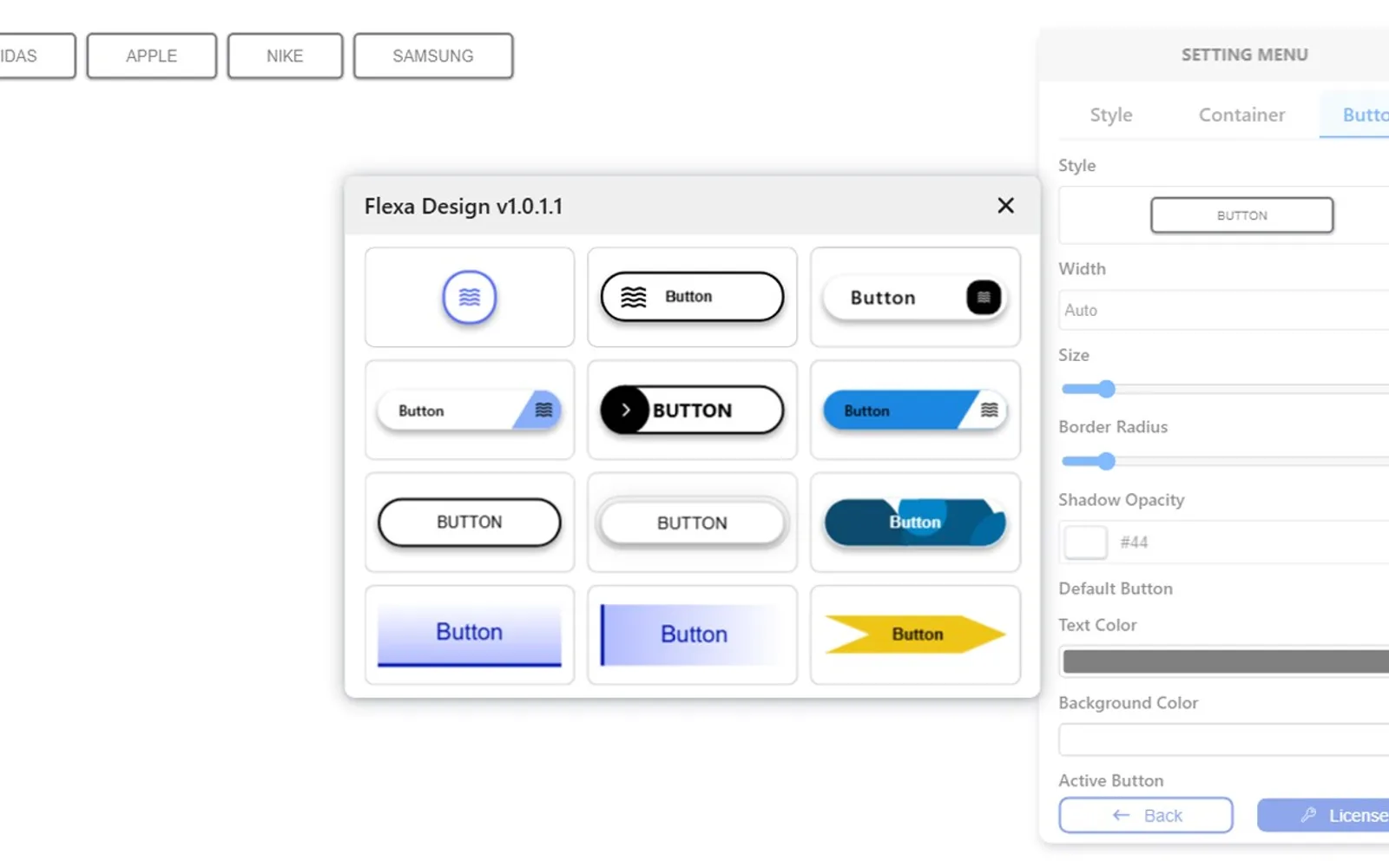 Flexa Design — screenshot from the Microsoft Marketplace listing