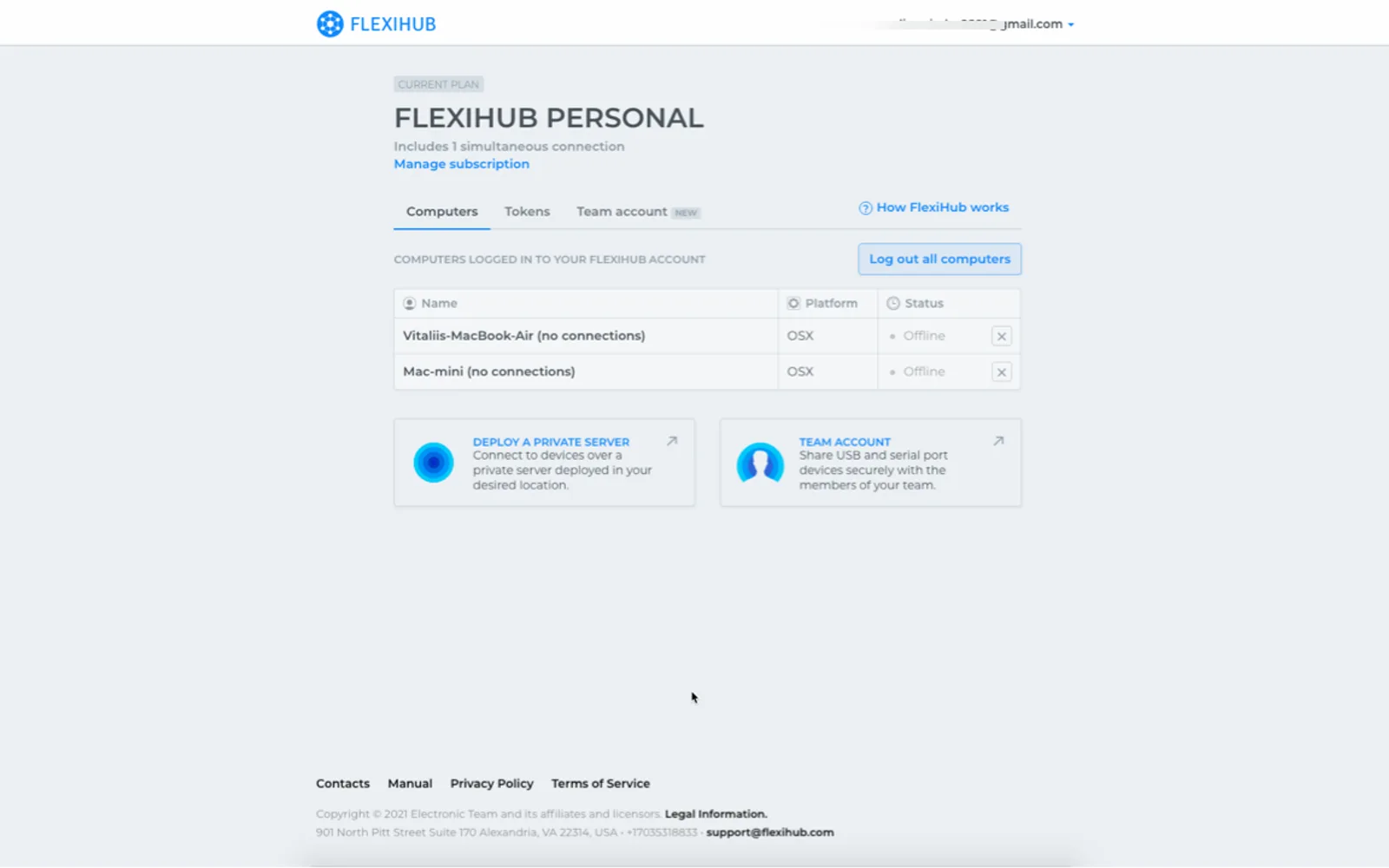 FlexiHub — screenshot from the Microsoft Marketplace listing