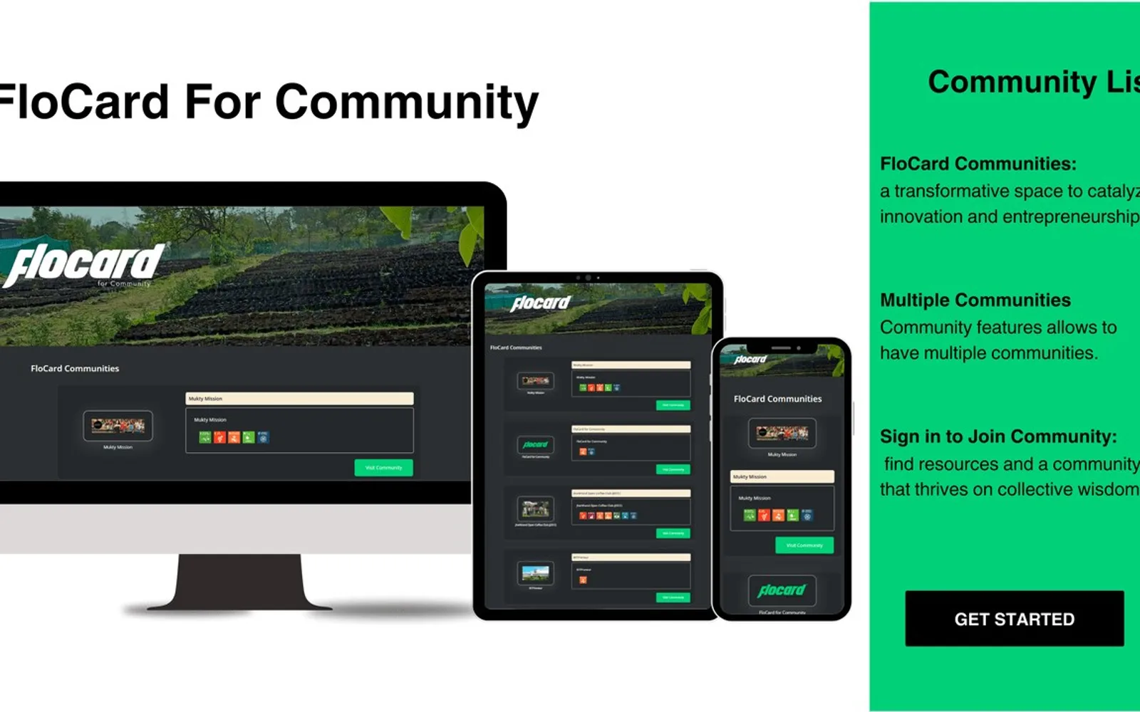 FloCard for Community — screenshot from the Microsoft Marketplace listing