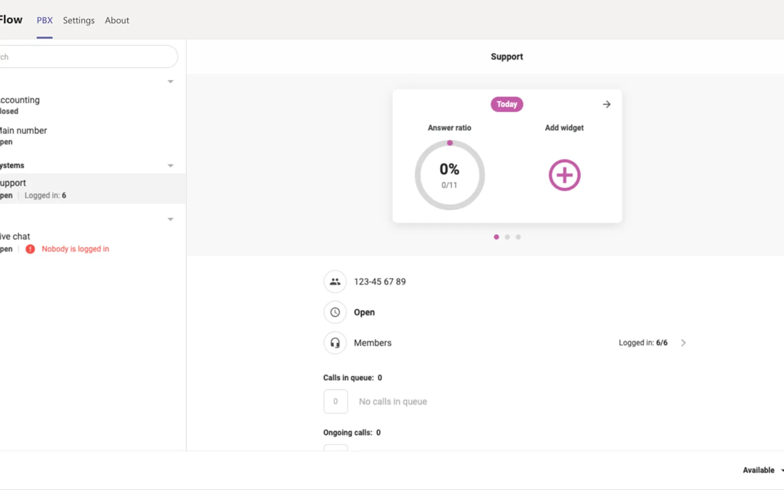 Flow UC — screenshot from the Microsoft Marketplace listing