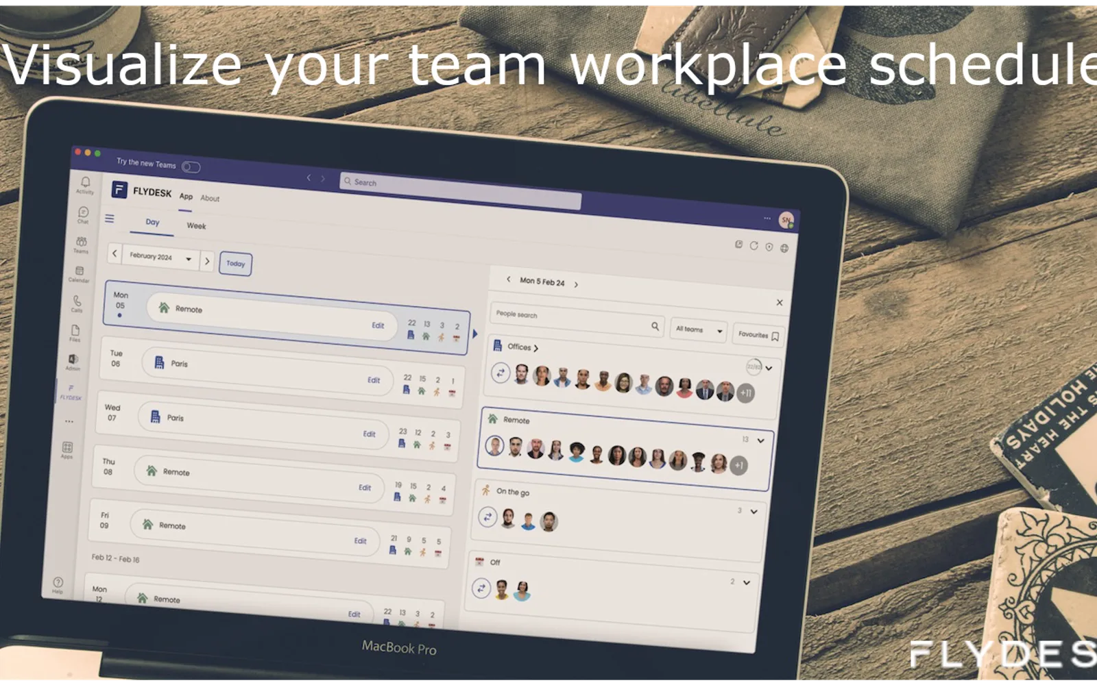 FLYDESK — screenshot from the Microsoft Marketplace listing
