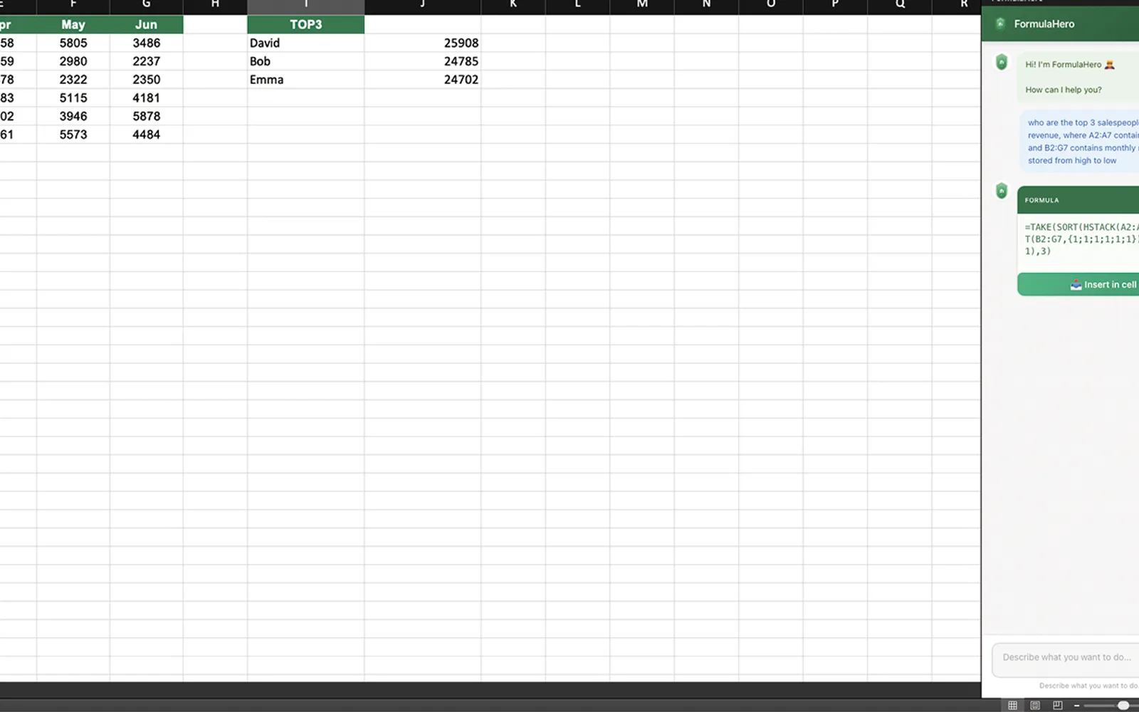 FormulaHero/FormuleHeld — screenshot from the Microsoft Marketplace listing