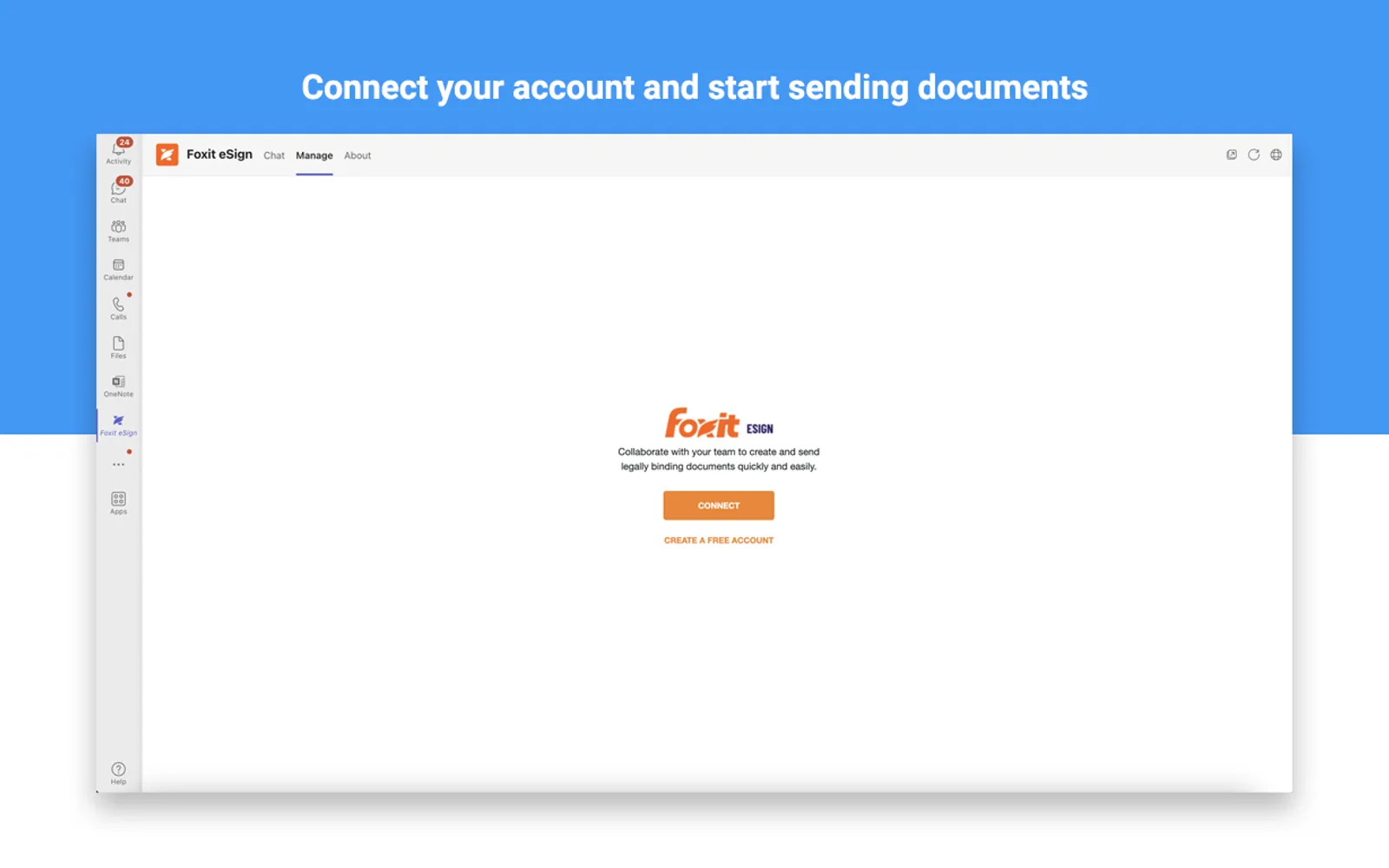 Foxit eSign — screenshot from the Microsoft Marketplace listing