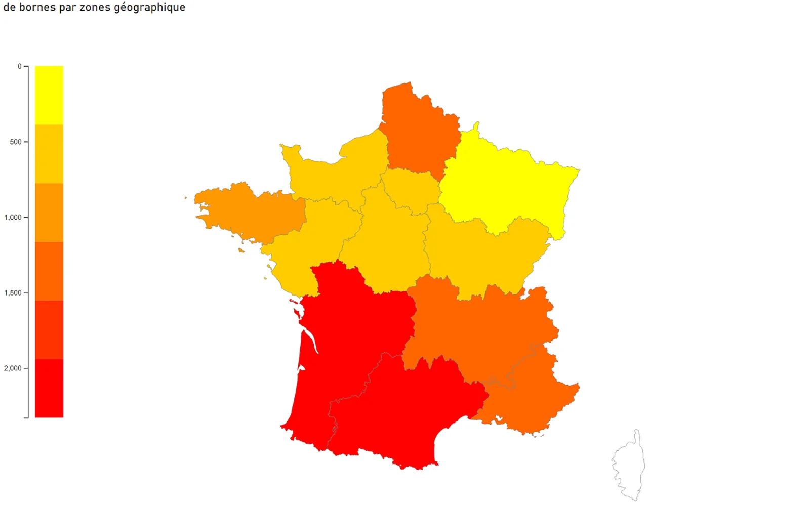 France Map Drilldown — screenshot from the Microsoft Marketplace listing