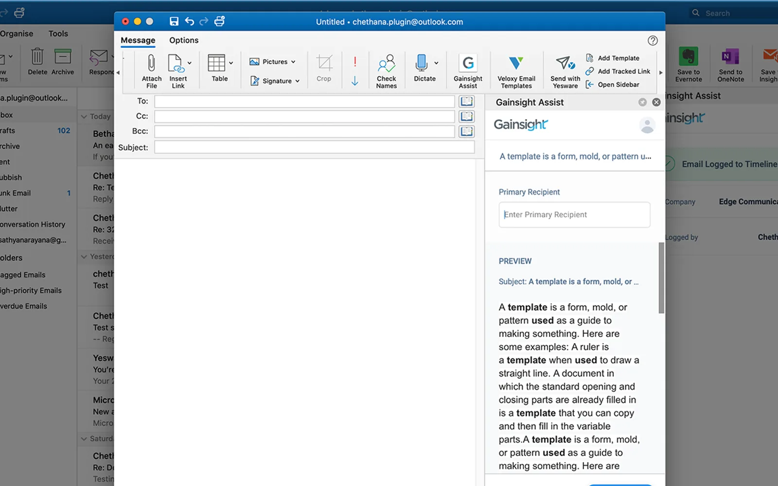 Gainsight Assist — screenshot from the Microsoft Marketplace listing
