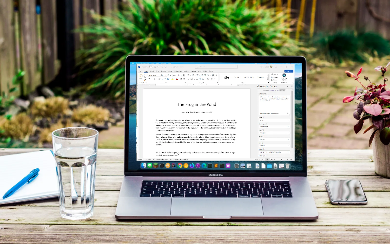 Ghostwriter Author — screenshot from the Microsoft Marketplace listing