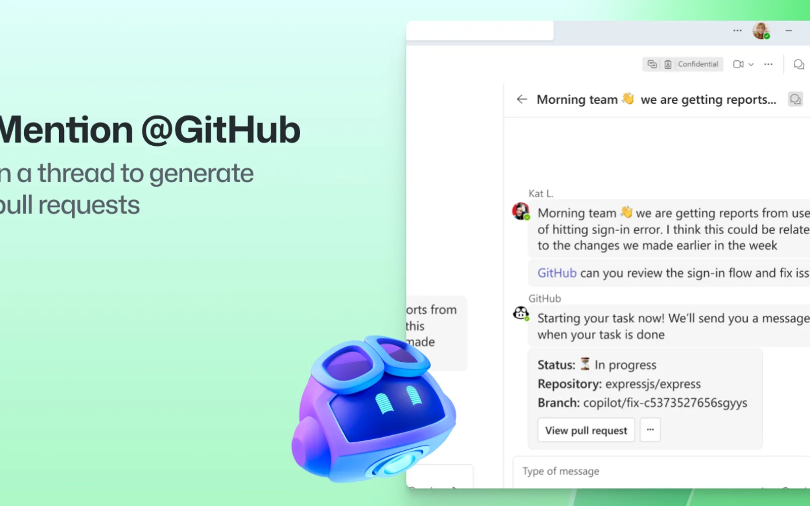 GitHub — screenshot from the Microsoft Marketplace listing