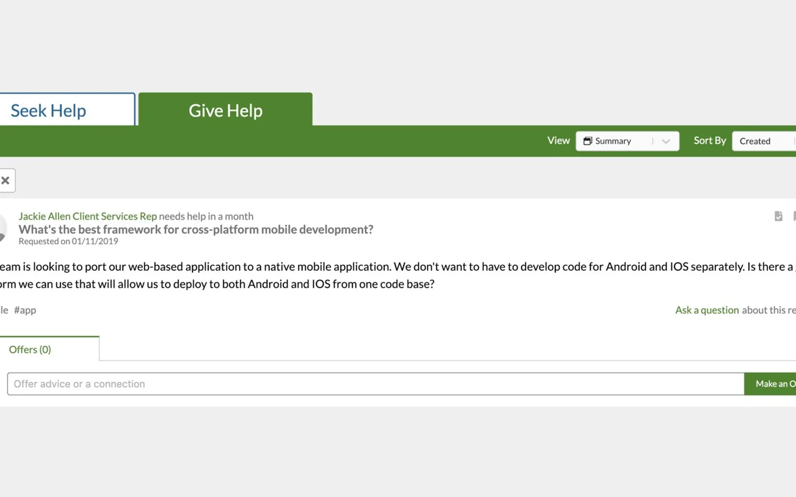 Givitas — screenshot from the Microsoft Marketplace listing