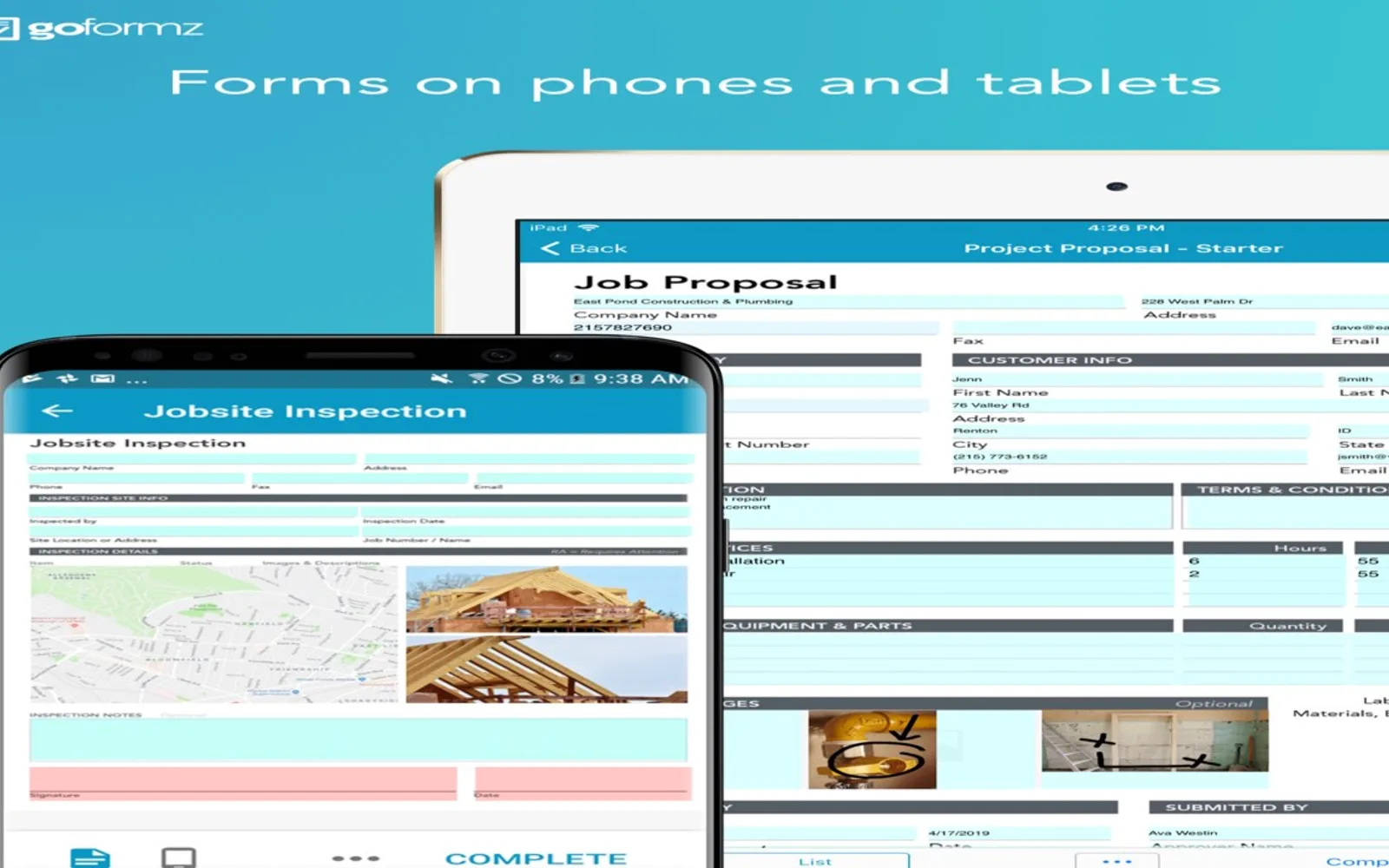GoFormz Mobile Forms & Workflows — screenshot from the Microsoft Marketplace listing
