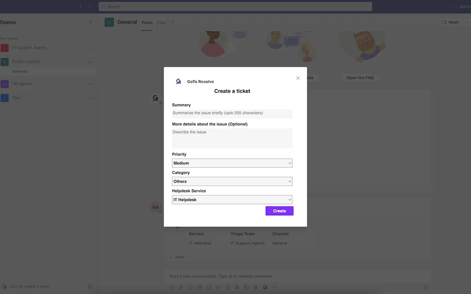 GoTo Resolve — screenshot from the Microsoft Marketplace listing