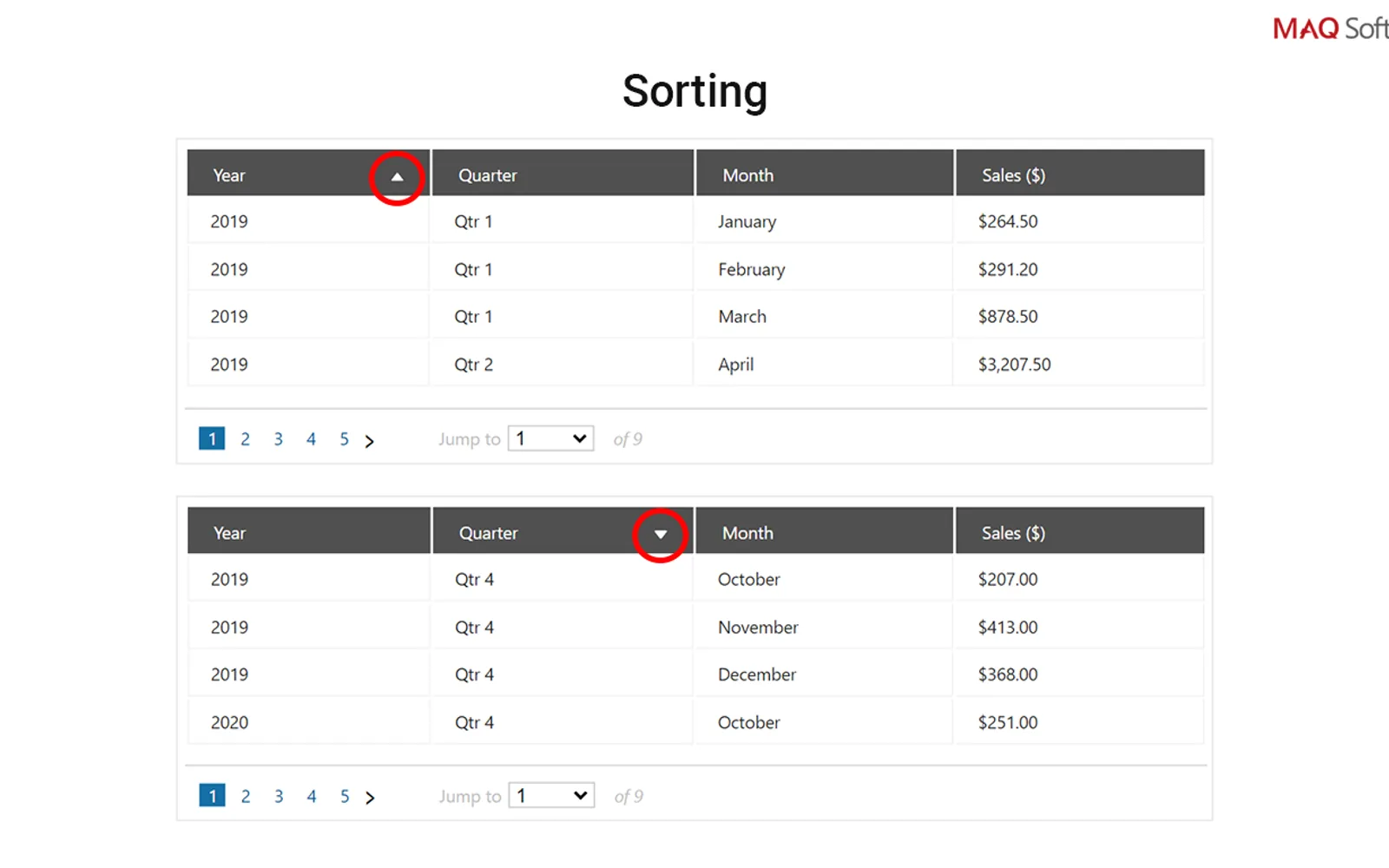 Grid by MAQ Software — screenshot from the Microsoft Marketplace listing