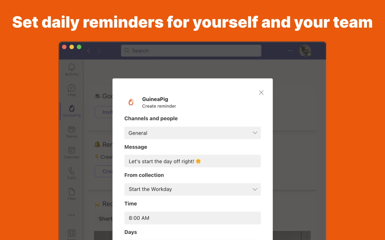 GuineaPig — screenshot from the Microsoft Marketplace listing