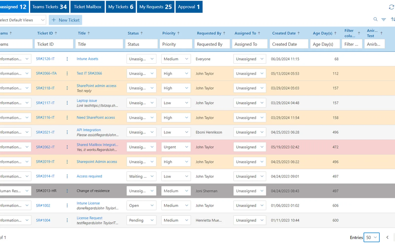 Helpdesk 365 — screenshot from the Microsoft Marketplace listing