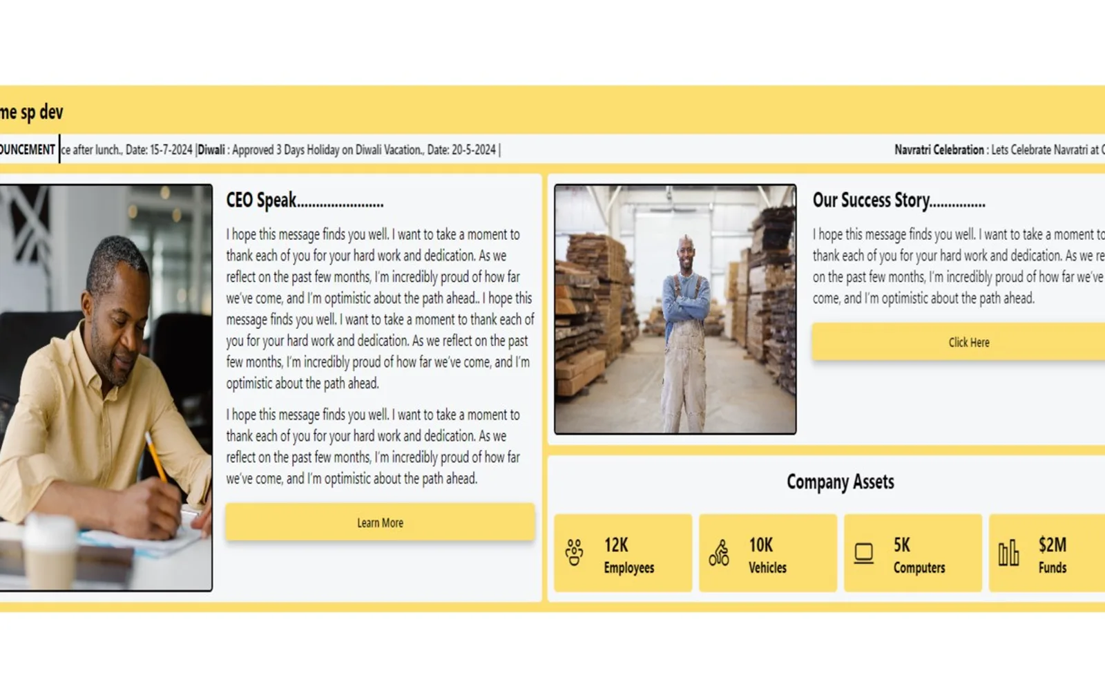 Hero-WebPart — screenshot from the Microsoft Marketplace listing